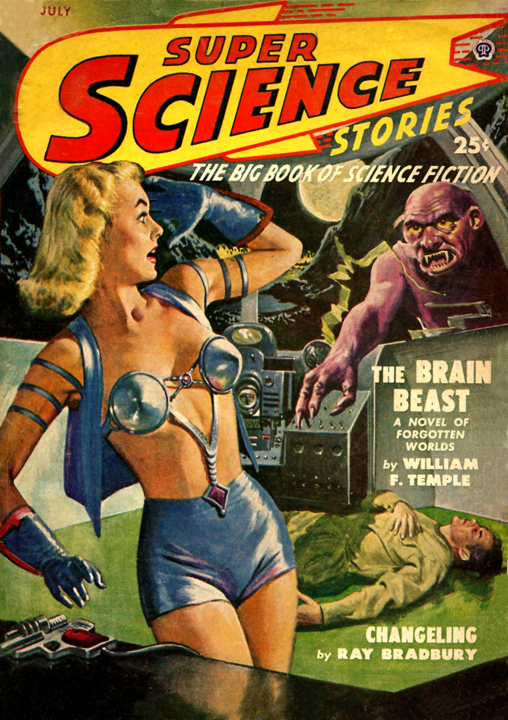 Metallic Bras from Space! Sci-Fi Pulp Ladies & Their Shiny Metal Brassieres  - Flashbak