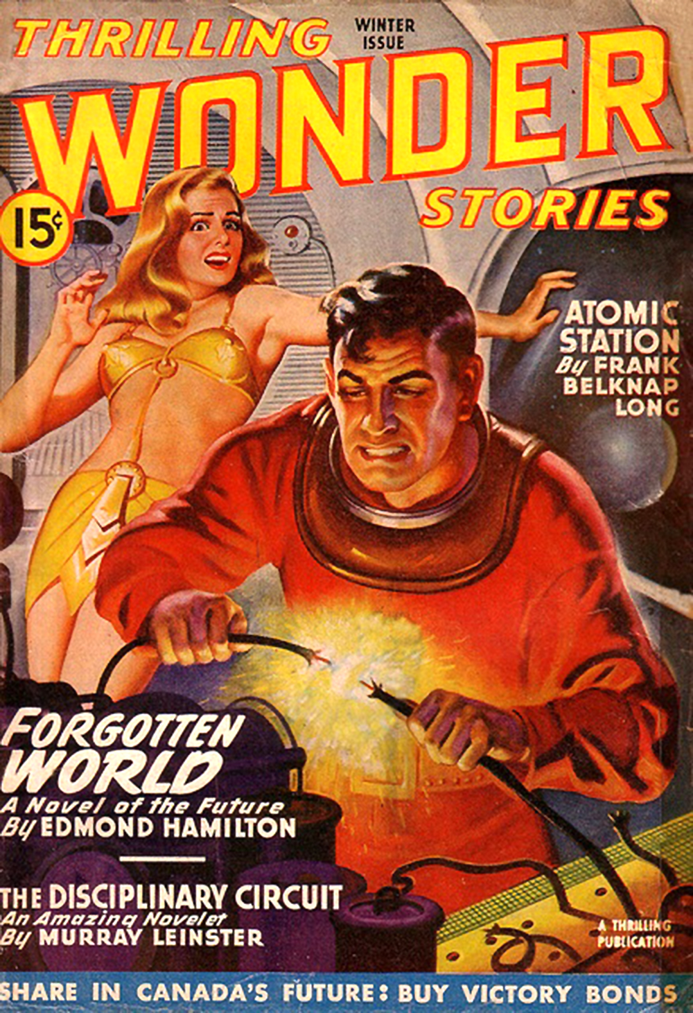 Metallic Bras from Space! Sci-Fi Pulp Ladies & Their Shiny Metal Brassieres  - Flashbak