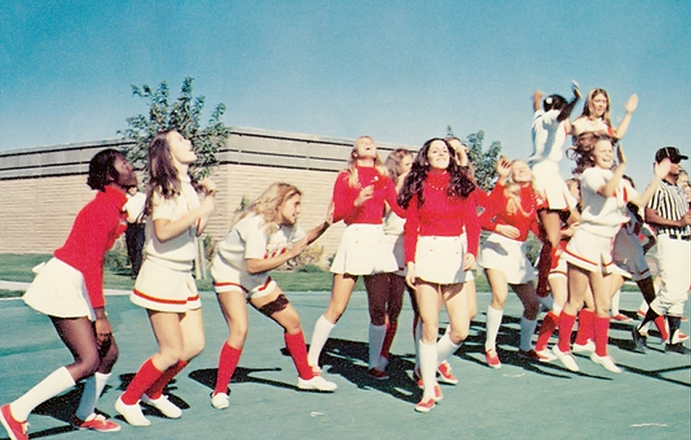 vintage cheerleading uniform