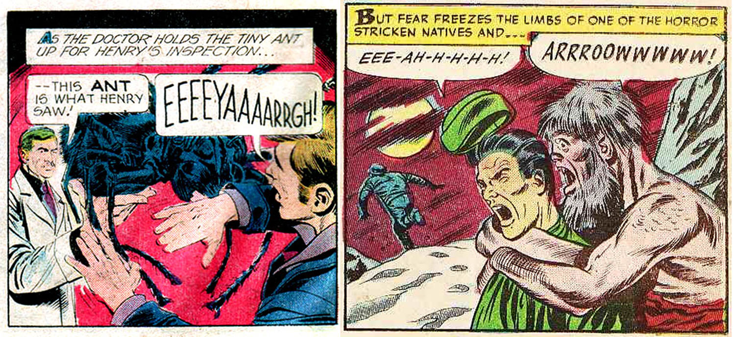 vintage comic exclamations