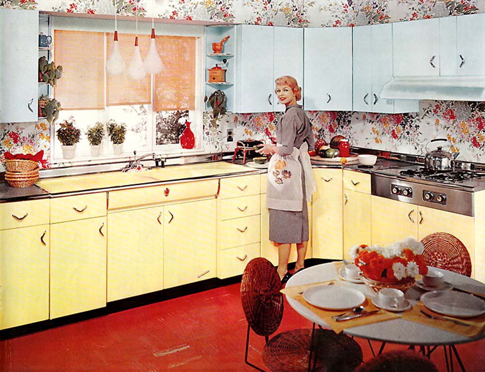 30 Vintage Kitchens from Atomic Age to Disco Era - Flashbak