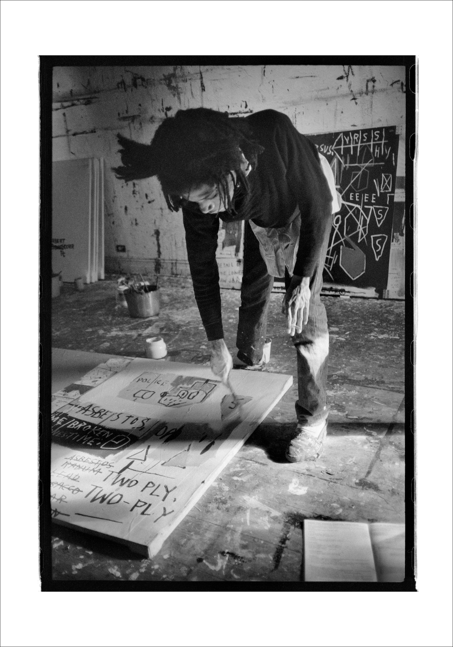 Jean-Michel Basquiat painting, 1983 © Roland Hagenberg