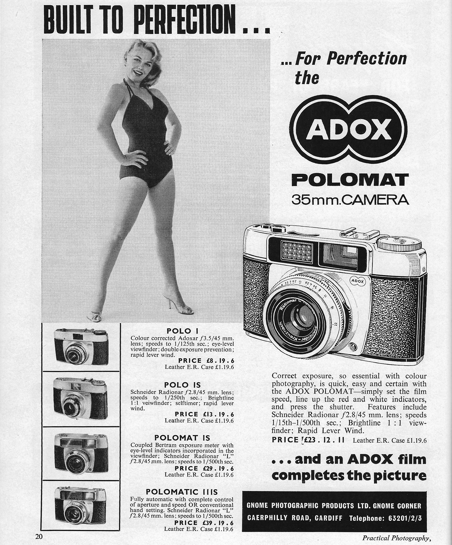 1964 camera advertisement