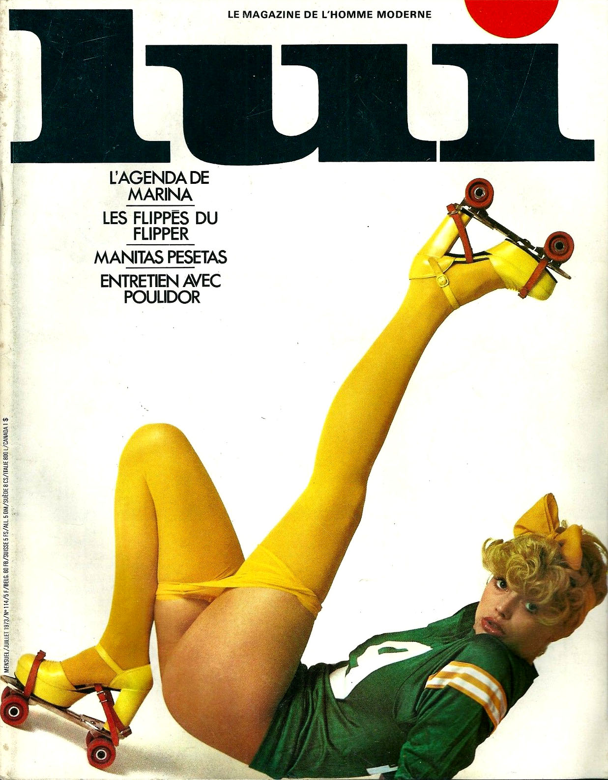 1973 magazine cover roller skates