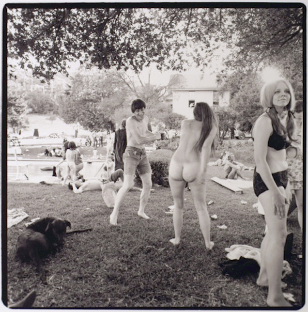 A party at Rancho Olompali, late spring, 1966. Photograph by Herb Greene.