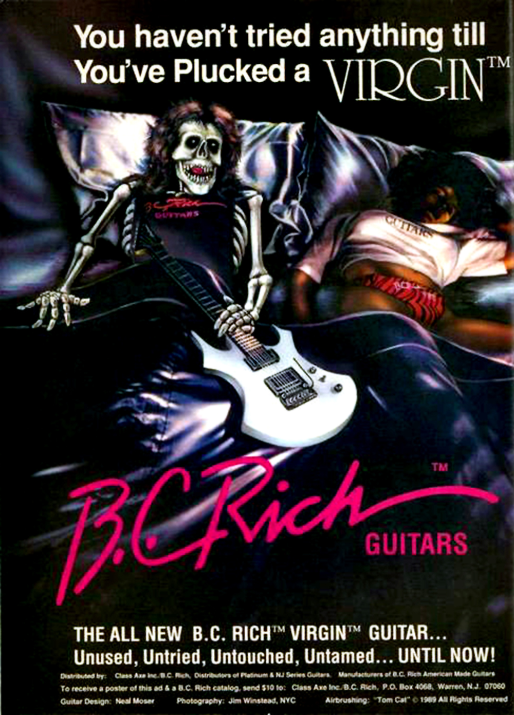 BC Rich guitar advert