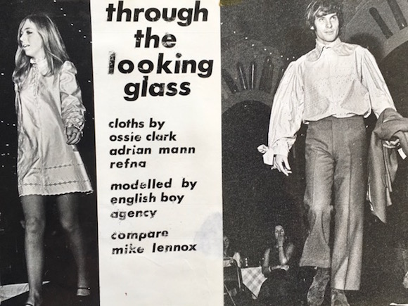 Brochure for Through The Looking Glass fashion show in Cambridge, 1968 © Refna