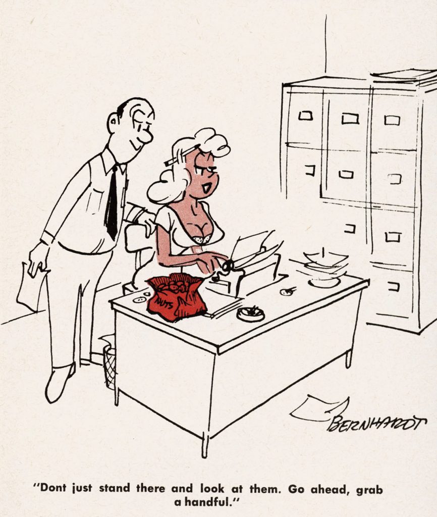 Sexual Harassment in the Workplace was Hilarious! Secretaries in Wildly Sexist Mid-Century Comics pic