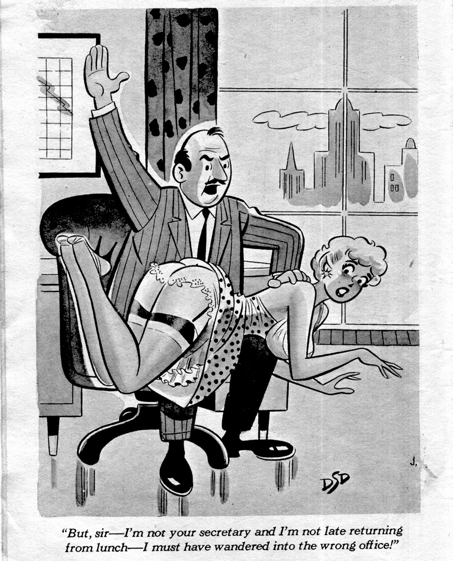 1950s Housewife Cartoon Porn - Sexual Harassment in the Workplace was Hilarious ...