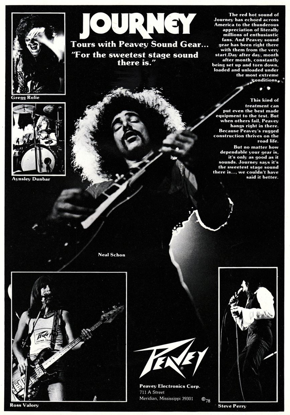 journey band advertisement