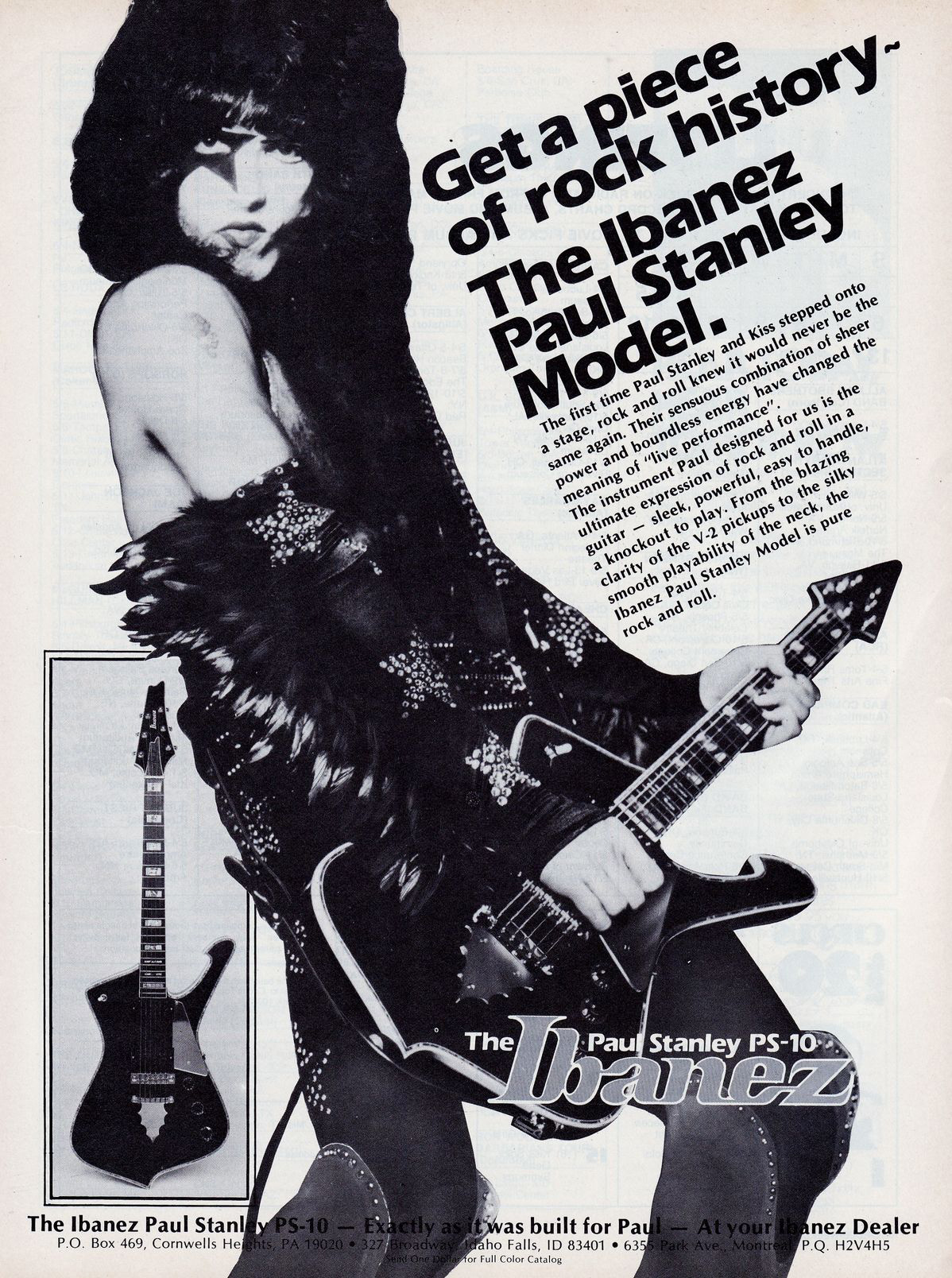 paul stanley kiss guitar