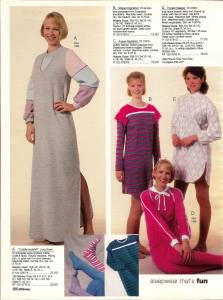 Frilly Nightgowns to Garfield Pajamas: 1980s Women's Sleepwear Catalog ...