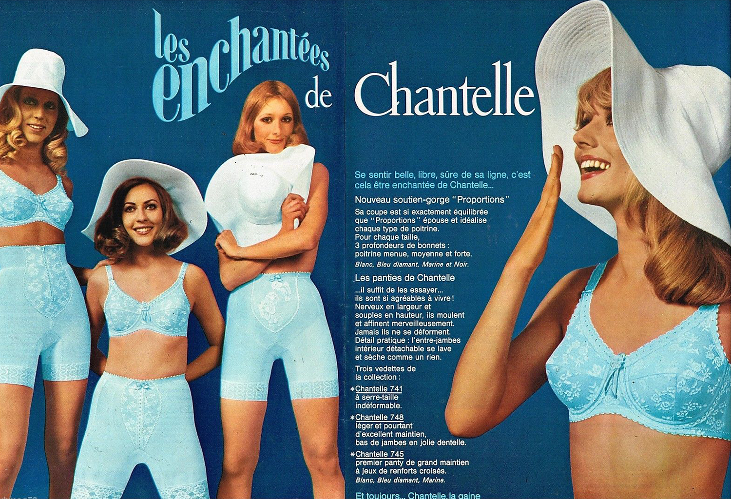 1965 1960s BUY CELEBRITY UNDERFASHIONS Young Women in Lingerie