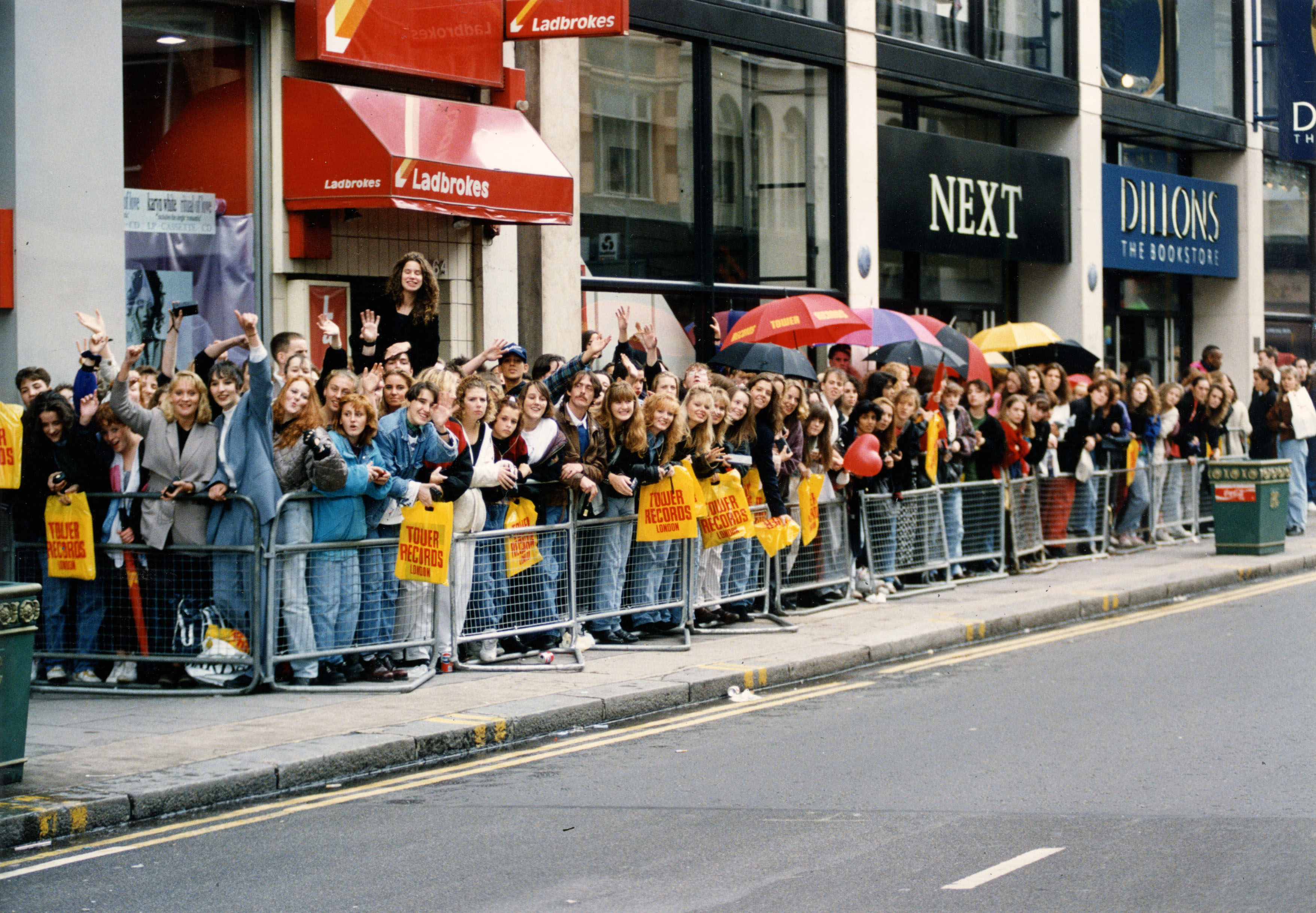 Bros Fans Queue Outside Tower Records In Kensington Where Bros Were Making A Personal Appearance - 29 Sep 1991