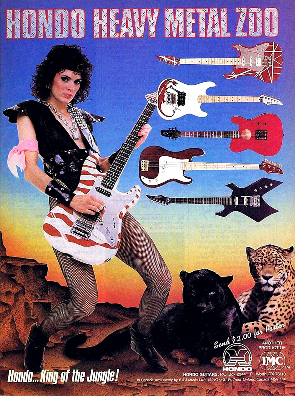 heavy metal guitar ad