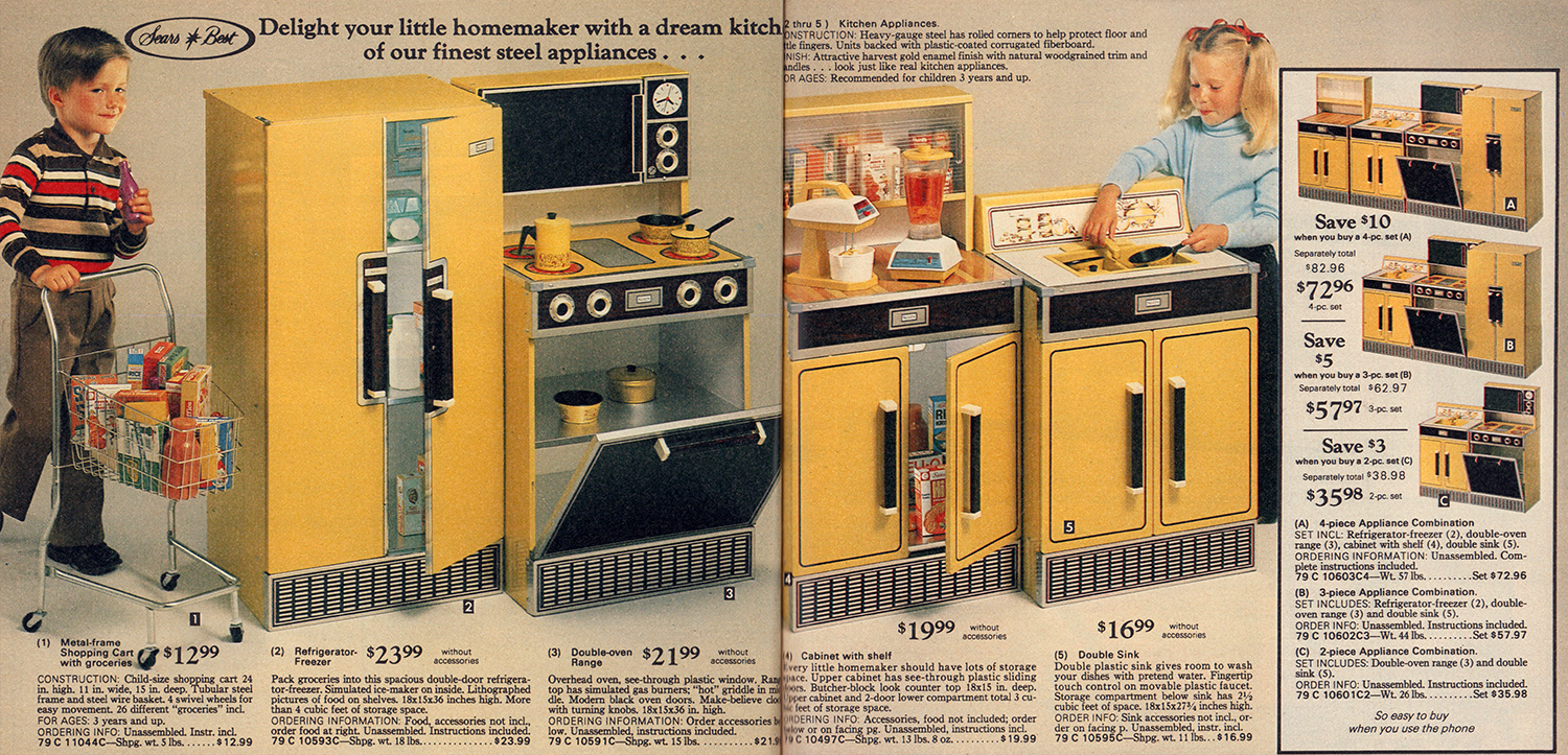 Kitchen Toys Sears 1979 Flashbak