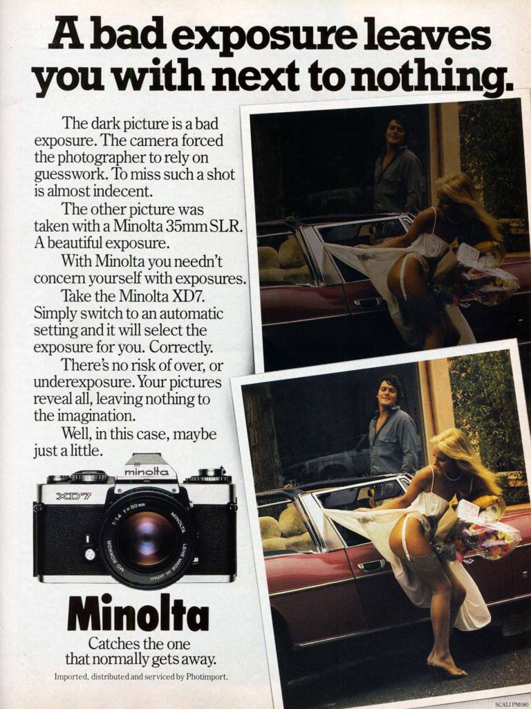Smile And Say Sleaze Sex Sells In Vintage Camera Advertising Flashbak
