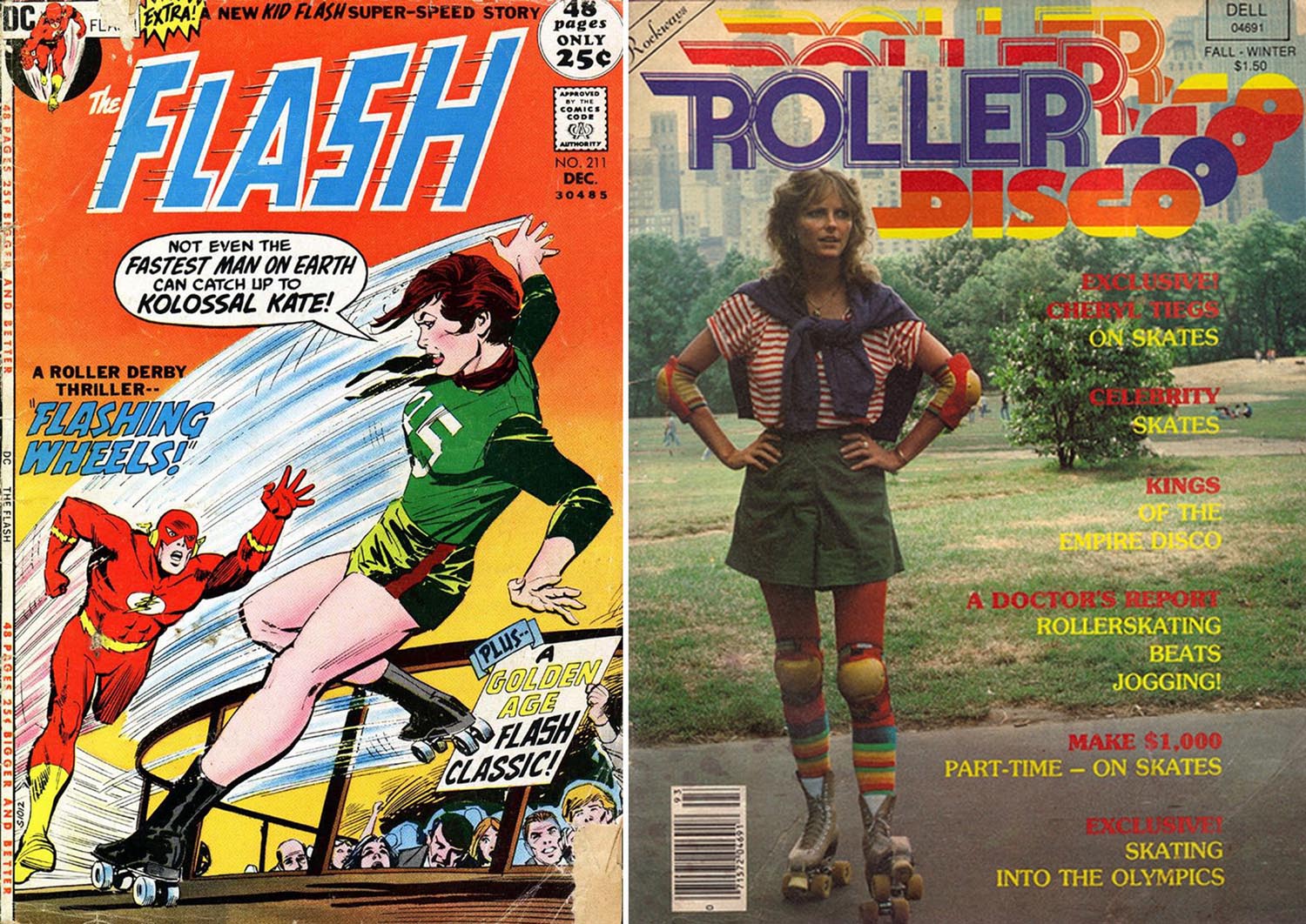 roller skating vintage covers