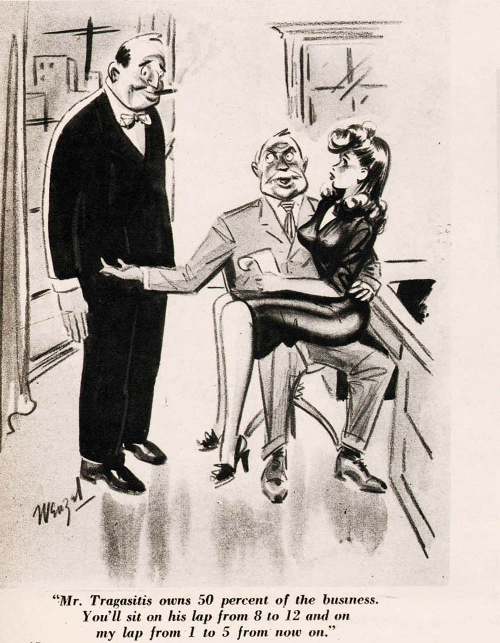 1960s Secretary Porn - Sexual Harassment in the Workplace was Hilarious! Secretaries in Wildly  Sexist Mid-Century Comics - Flashbak