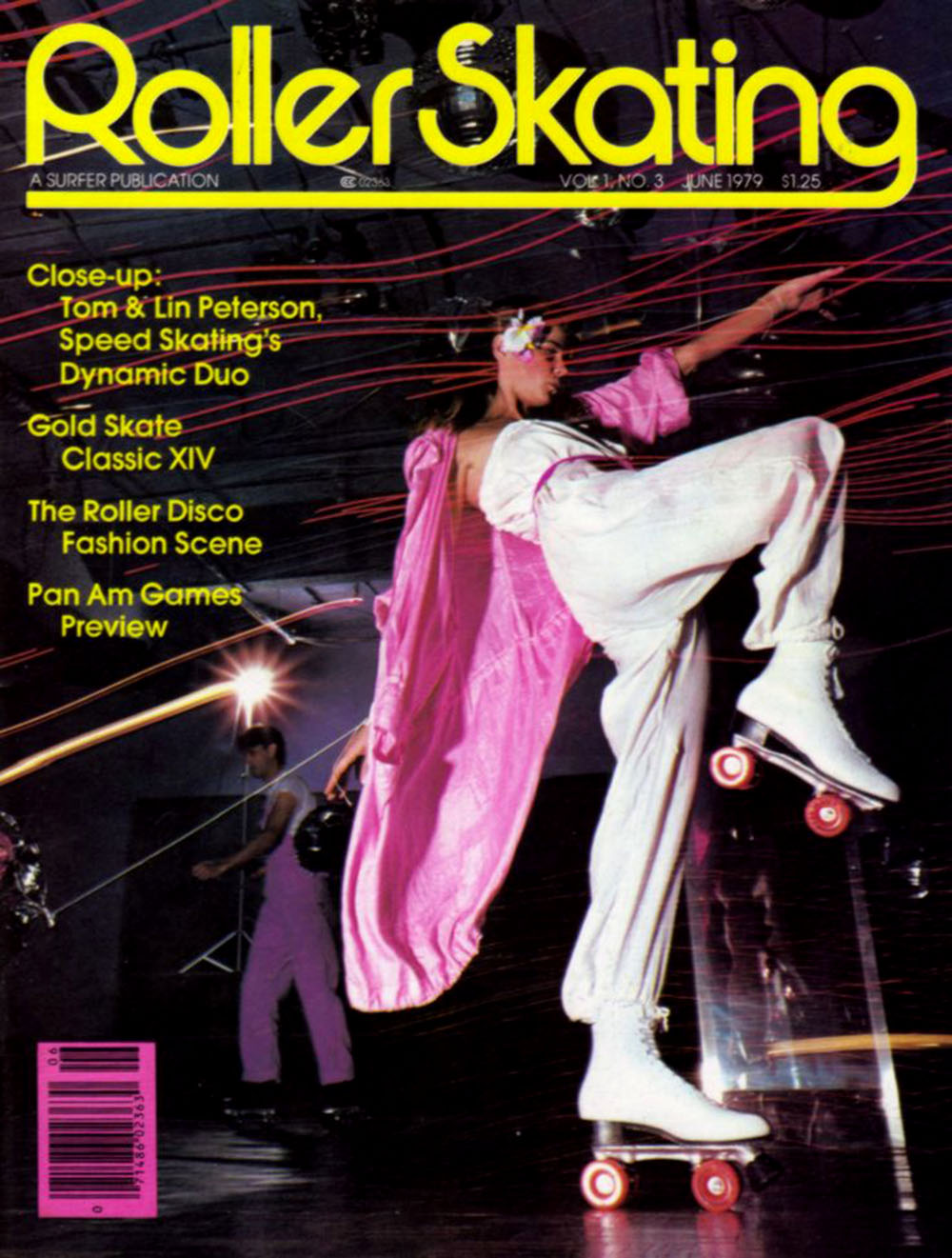 vintage roller skating magazine