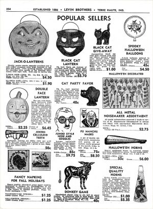 Halloween Catalog Pages: 1920s-1950s - Flashbak