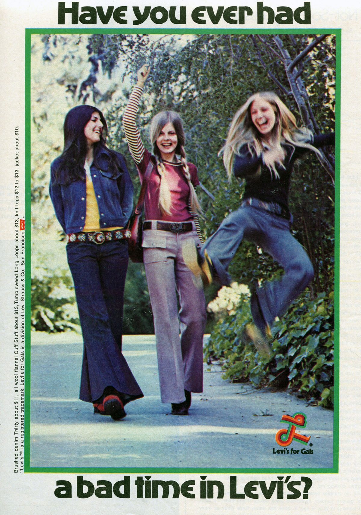 Decade Of Denim Jeans Ads And Fashions From The 1970s Flashbak