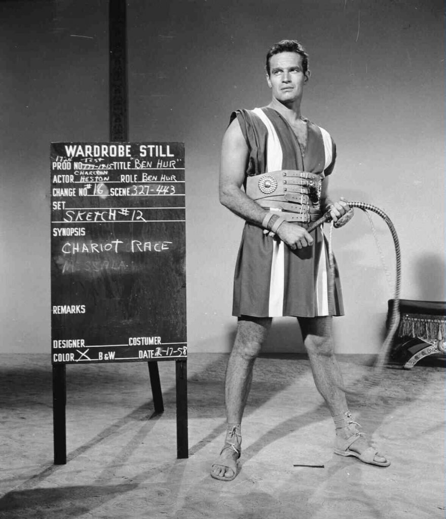 Charlton Heston Costume Still Flashbak