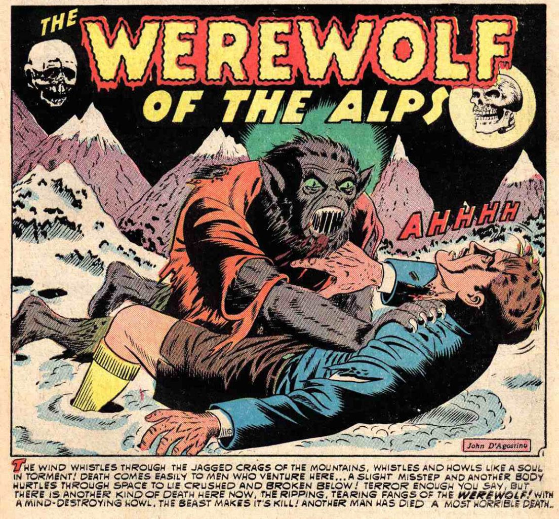 20 Brilliant 1950s Horror Comic Title Panels Flashbak 