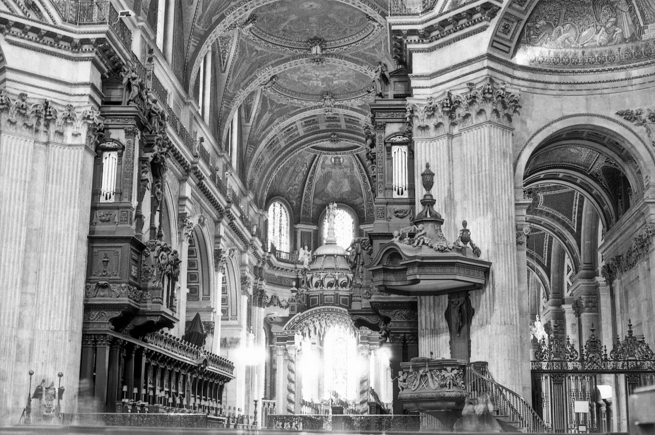 Interior Of St Paul S Cathedral By Mary Brown 1973 Flashbak