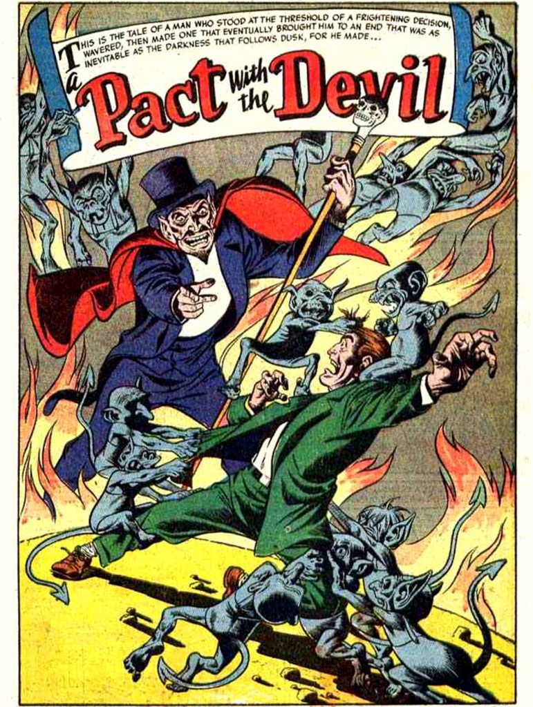 20 Brilliant 1950s Horror Comic Title Panels - Flashbak