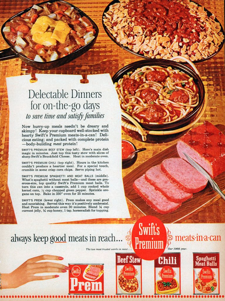 Meat in a Can: SPAM and Other Potted Meat Ads from the 1960s - Flashbak