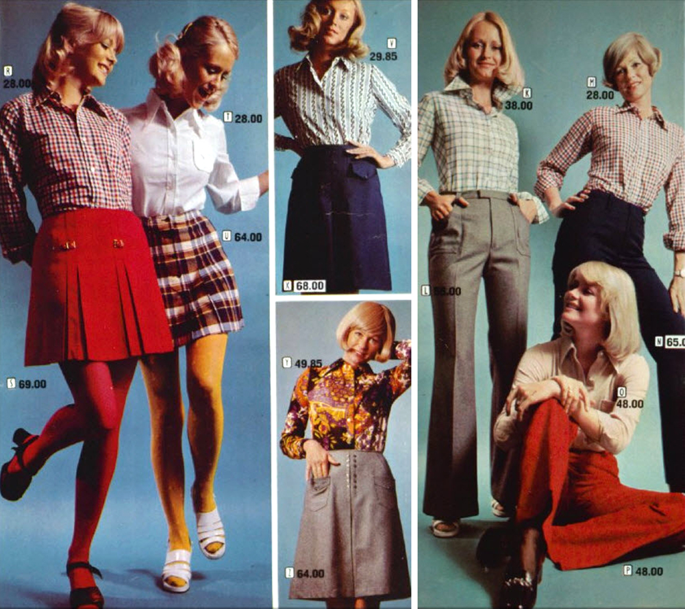 Women Teen Fashions 1972 Defining The Seventies Style Flashbak