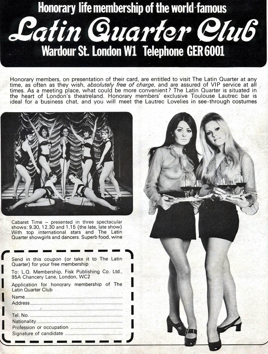 Cocktails & Striptease: Vintage Burlesque Show Ads - Flashbak