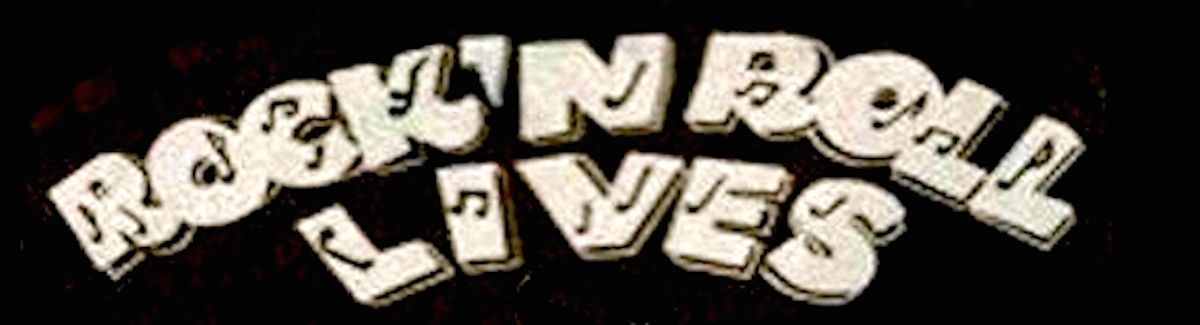 Lettering in McLaren’s Chuck Berry design; this also featured in another design featuring artist signatures to promote Let It Rock at the London Rock N’ Roll Show