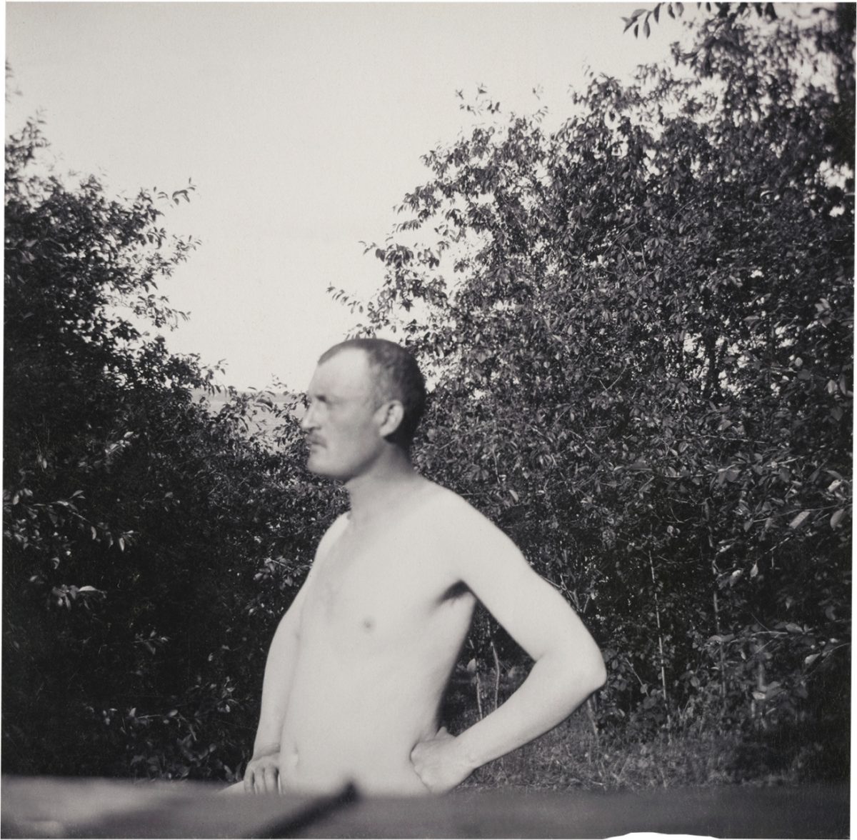 Edvard Munch (Norwegian, 1863-1944) Nude Self-Portrait, Åsgårdstrand 1904