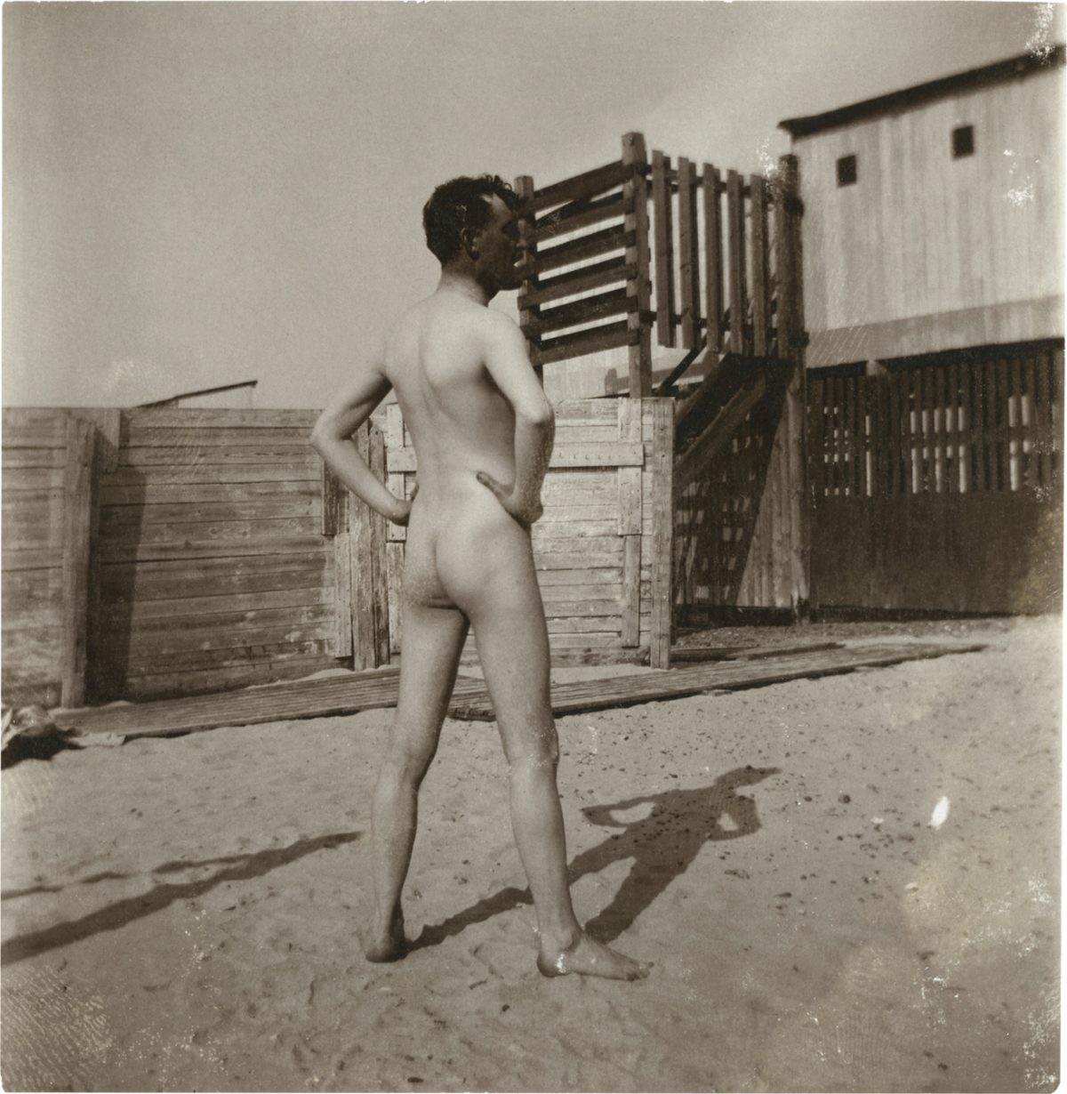 Edvard Munch (Norwegian, 1863-1944) Nude Self-Portrait, Warnemünde 1907