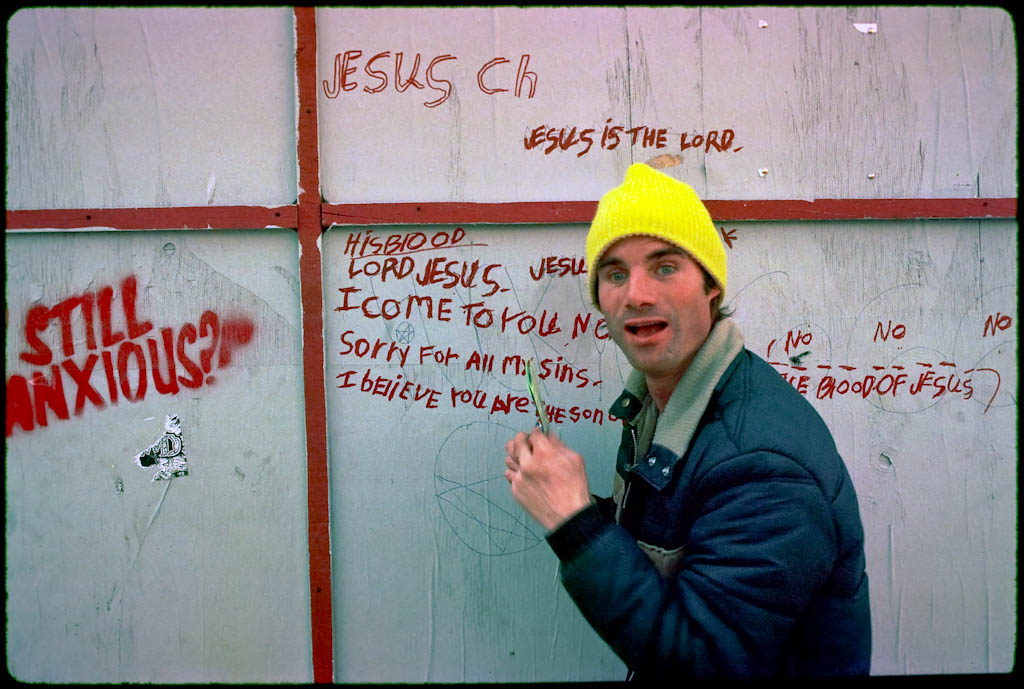 -Still Anxious? Jesus lover tries graffiti to reduce his anxiety