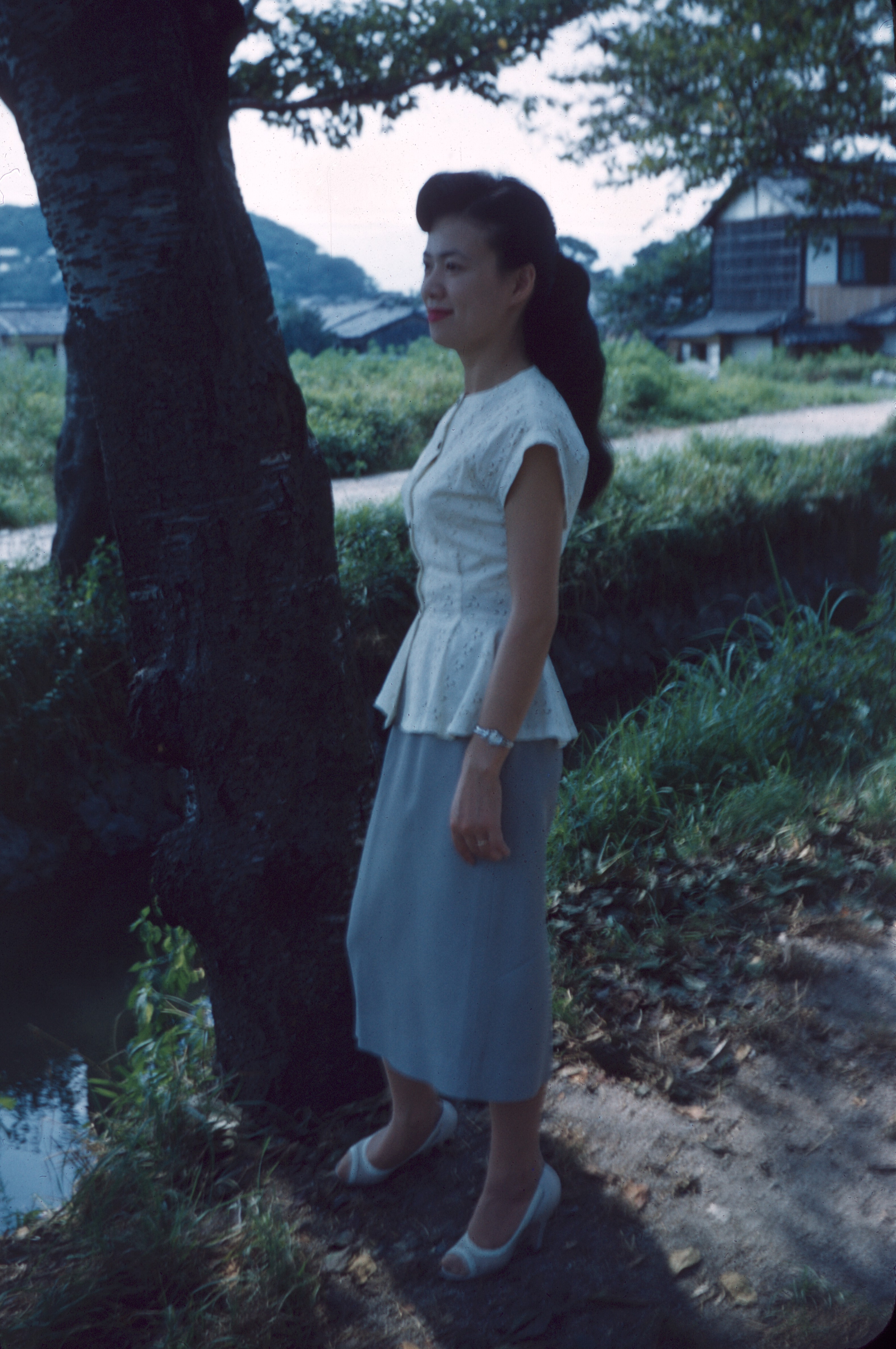 Kazuko, Daimonji Apt, Aug 1956