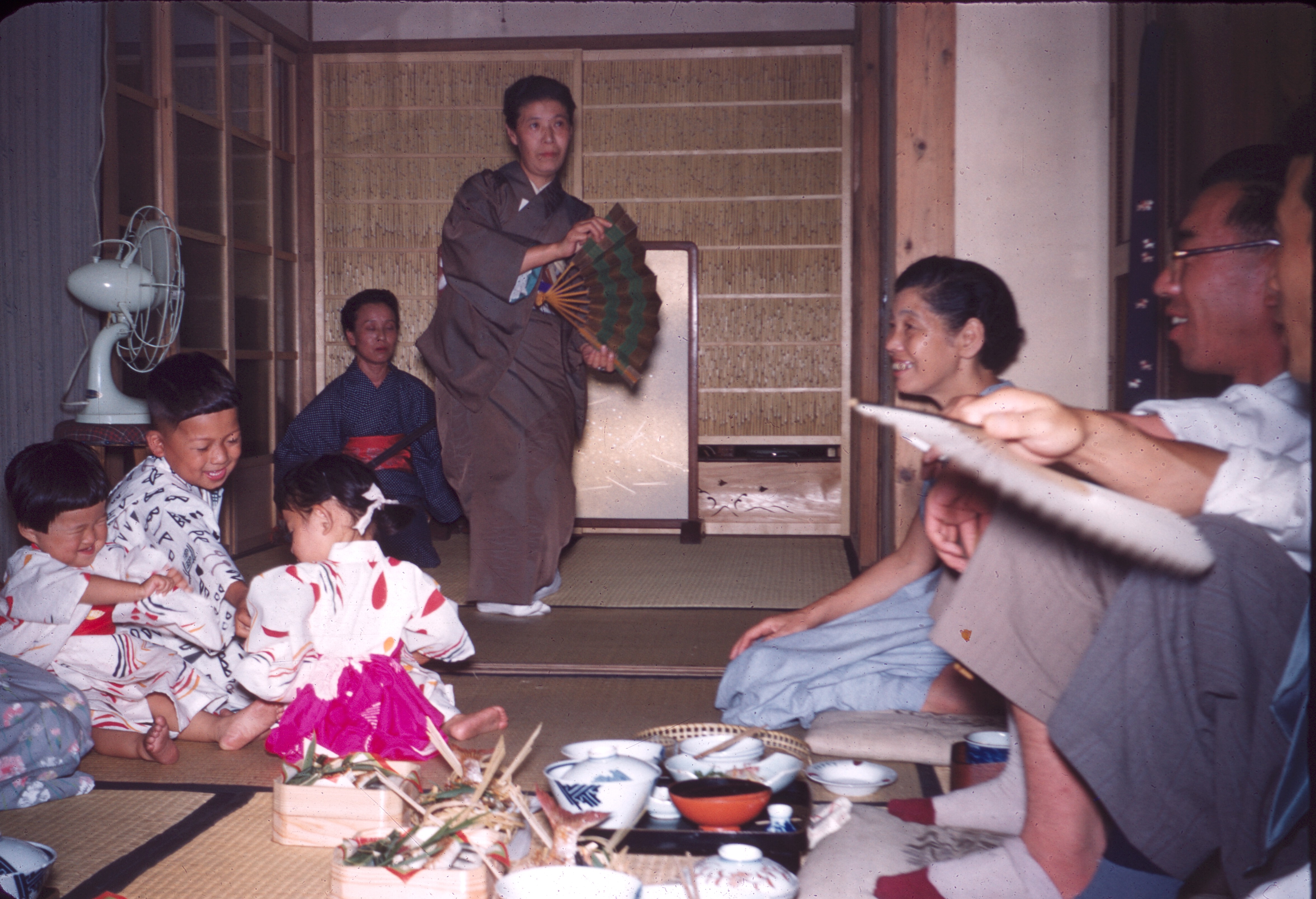 A. Yoshiko dancing, Aug 1956