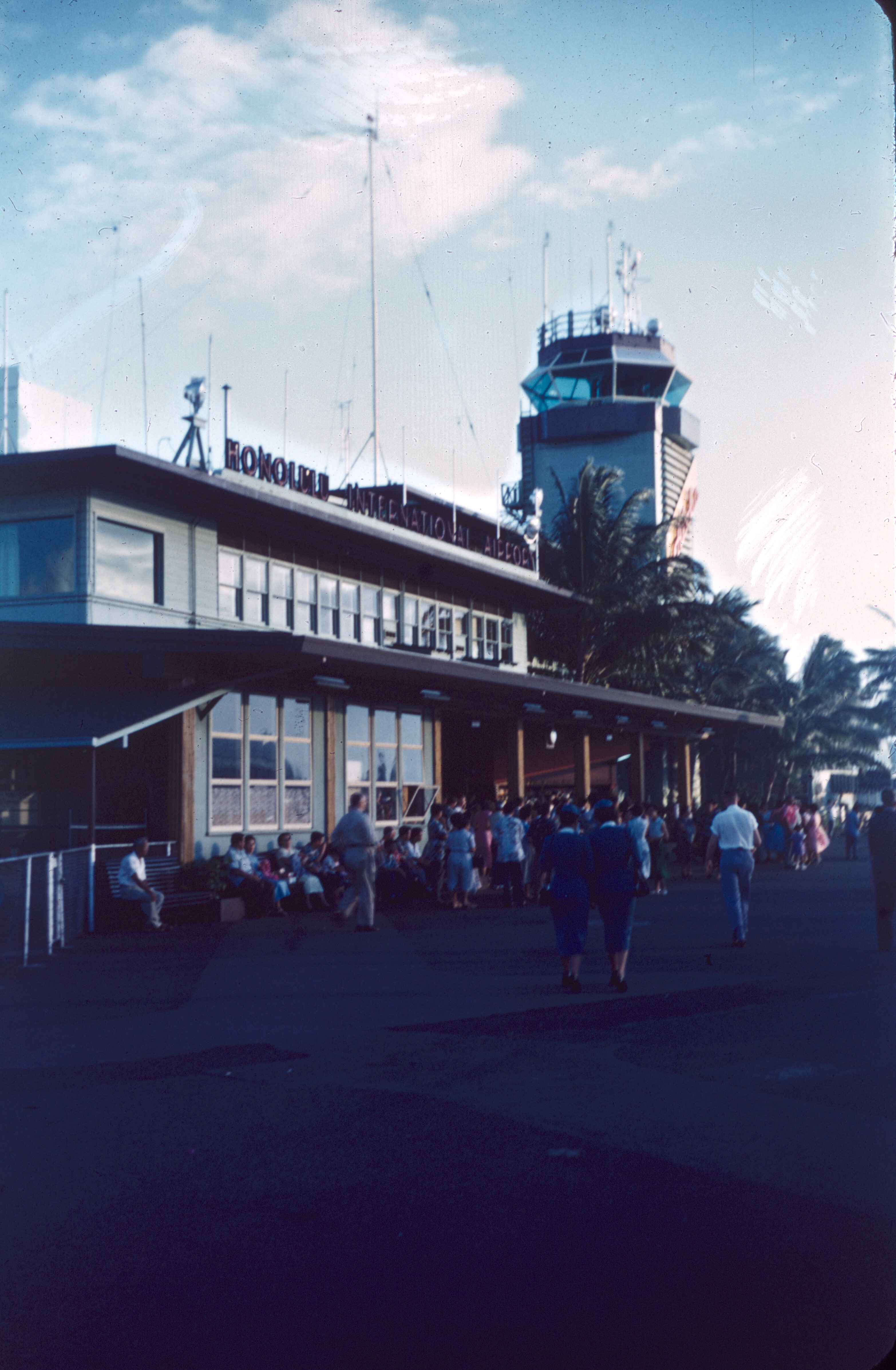 Aloha Tower, Honolulu July 7, 1956
