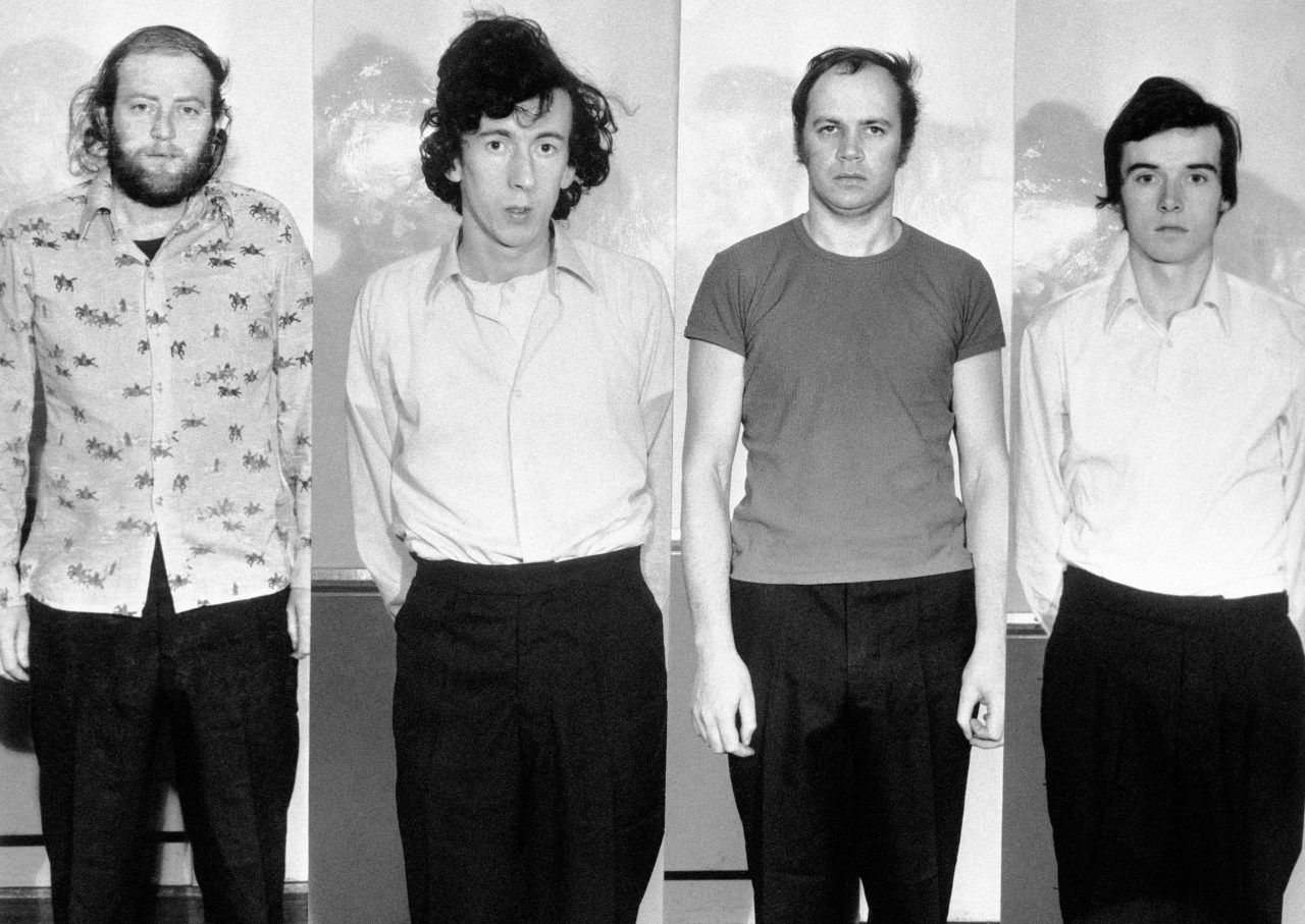 The four Provisional IRA terrorists known as the Balcombe Street Terror Gang, from left: Hugh Doherty, Martin O'Connel, Edward Butler and Harry Duggan, in a line up in London.