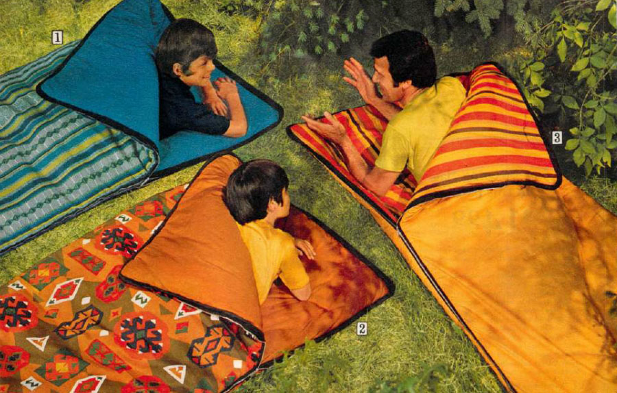 A Collection Inspired by 1970s Sleeping Bags and Nature Preserves