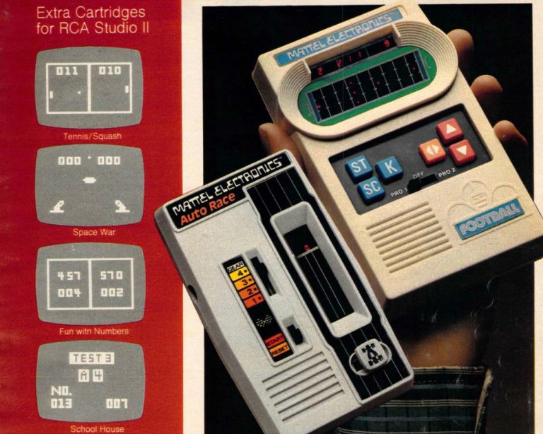 handheld electronic games from the 80's