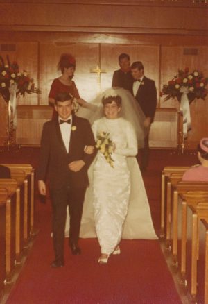 Patricia and Bruce's Joyful Wedding: February 9 1968 - Flashbak