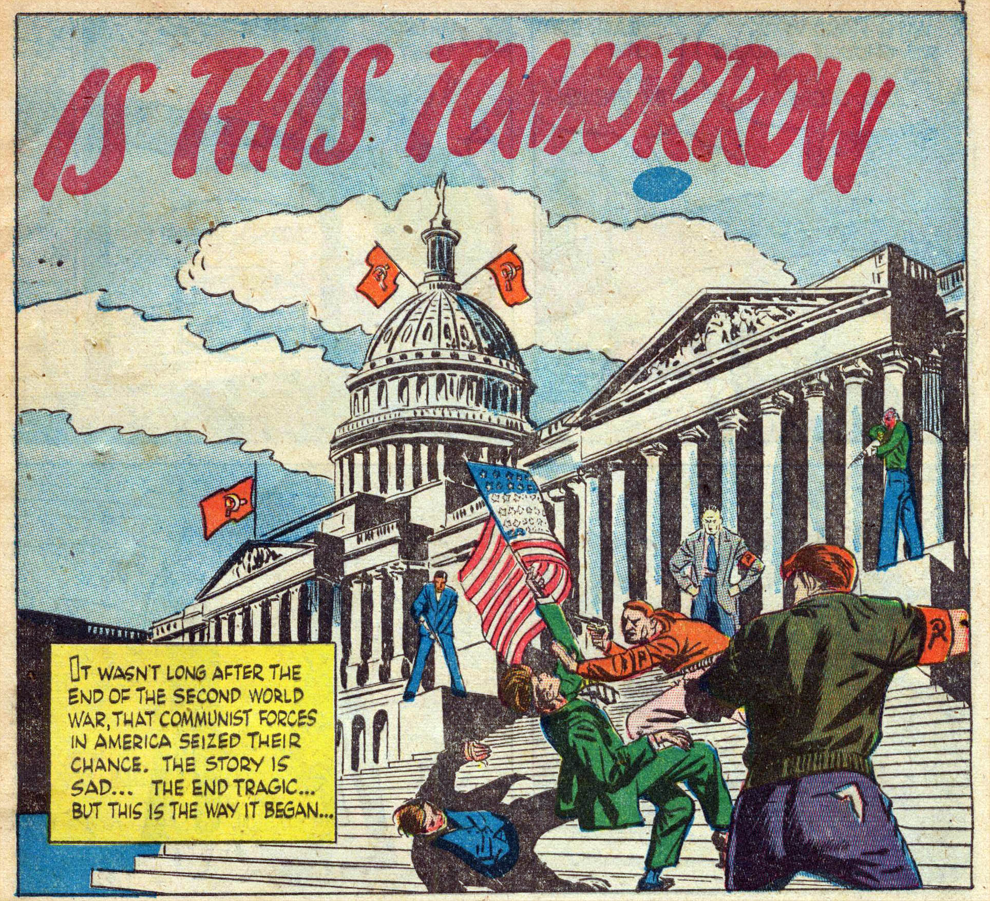 Is This Tomorrow A Red Scare Comic Book From 1947 Flashbak