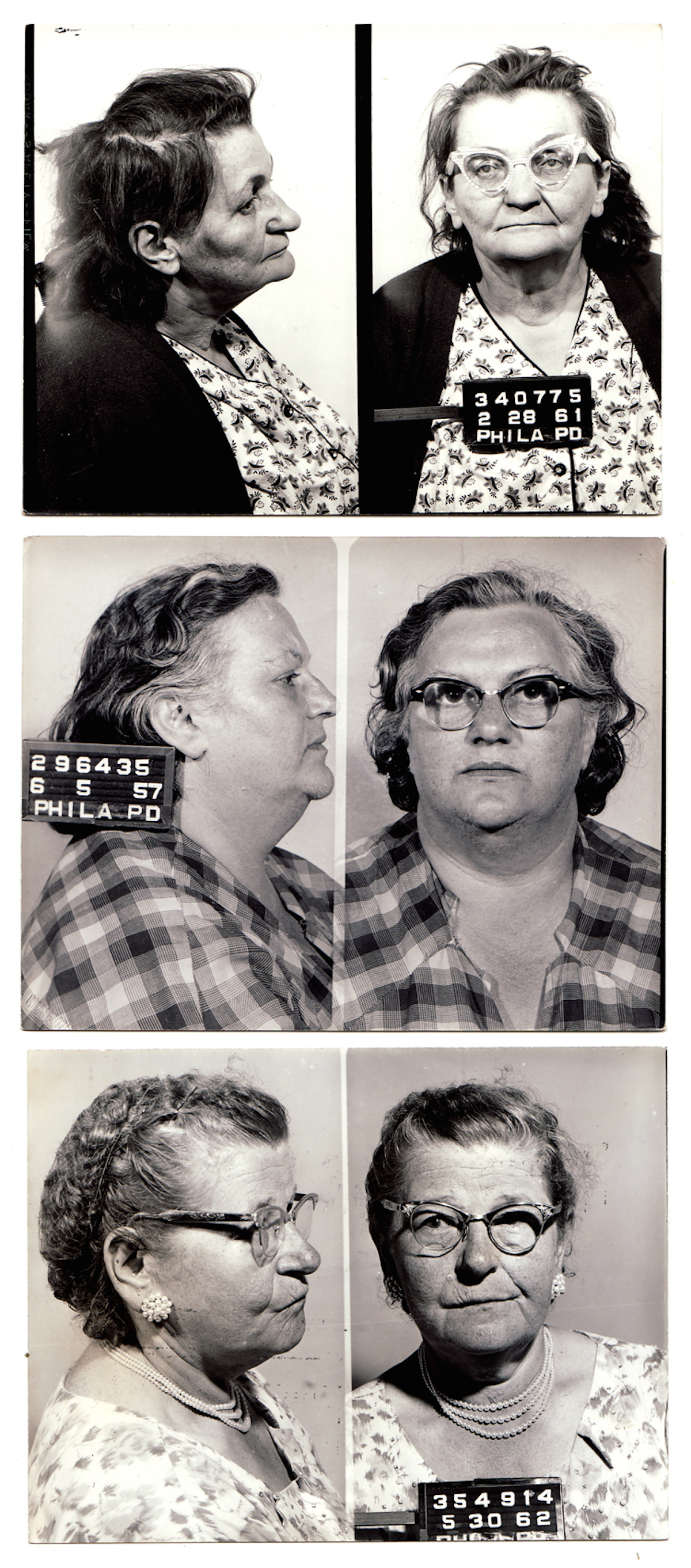 Philadelphia mugshots 1960s 1950s