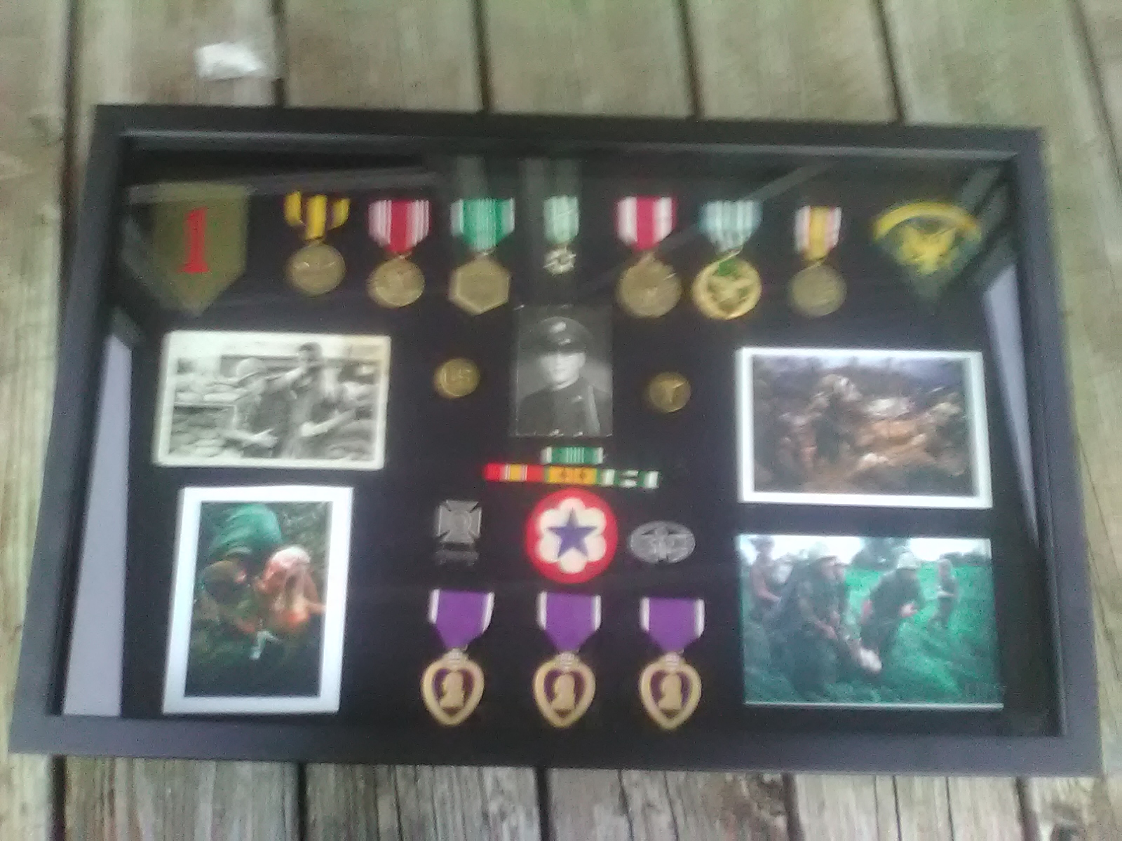 Vietnam Shadowbox of my medals