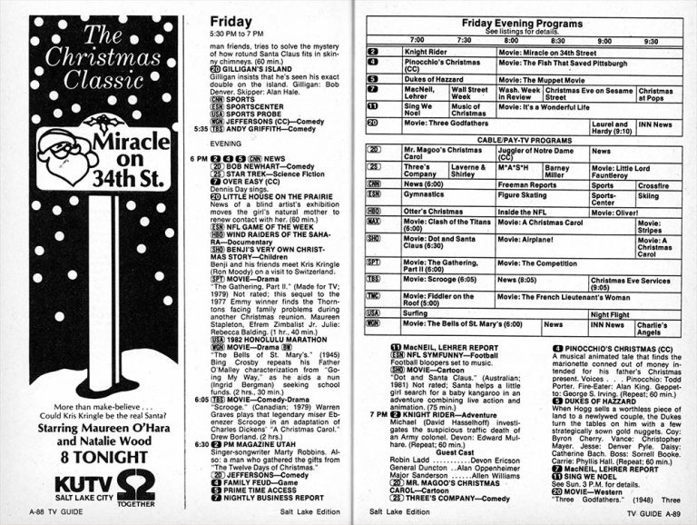 A Very TV Guide Christmas Holiday Season Television in the 1970s1980s