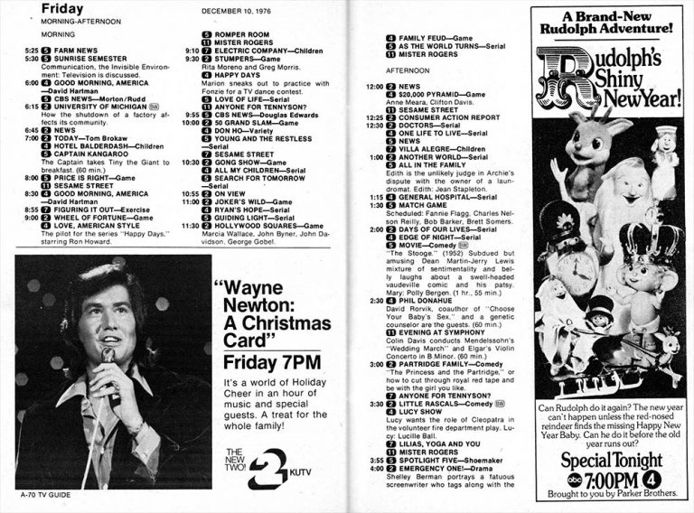 A Very TV Guide Christmas Holiday Season Television in the 1970s1980s