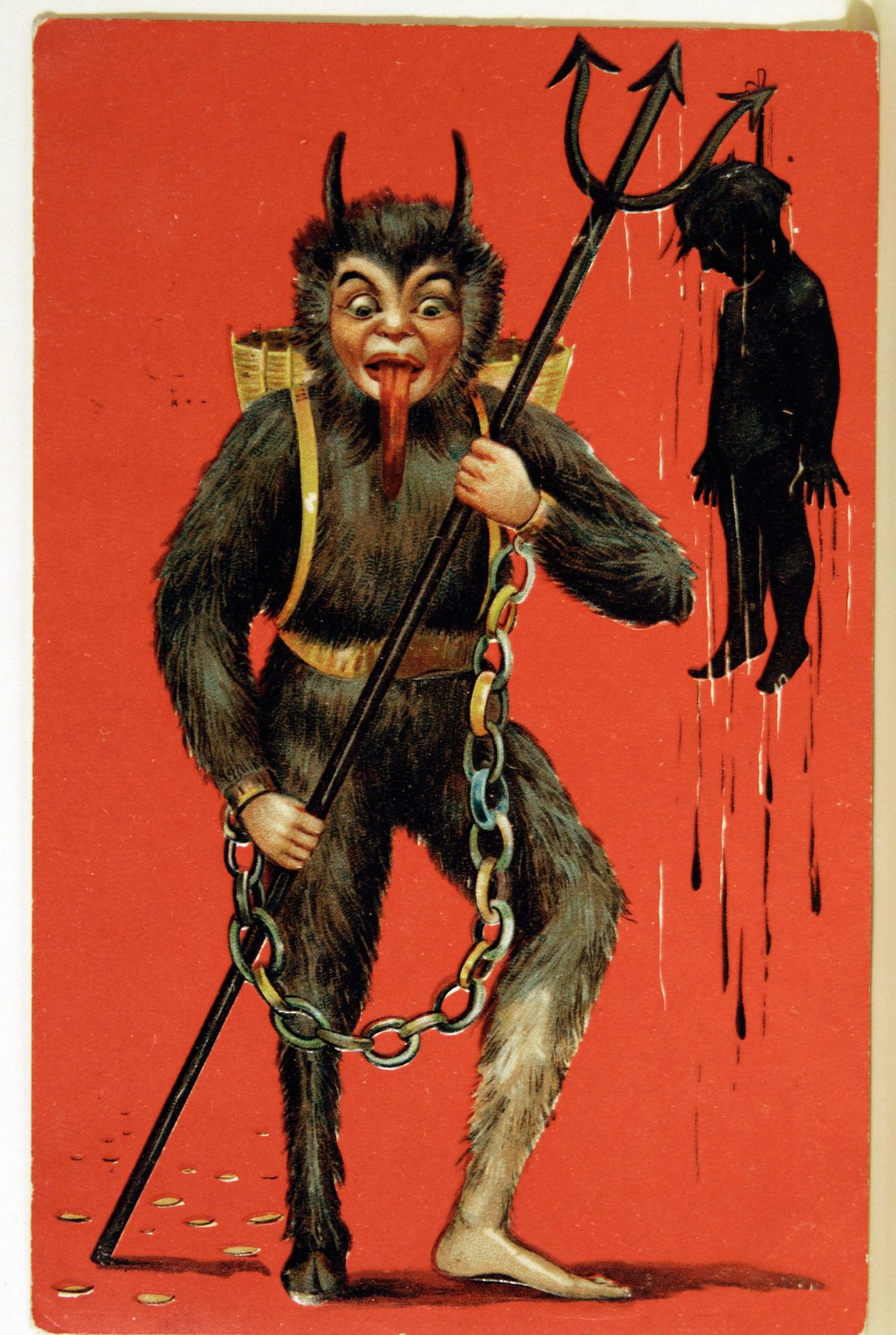 Greetings From Krampus: Gorgeous Old Postcards Of Santa's Demonic ...